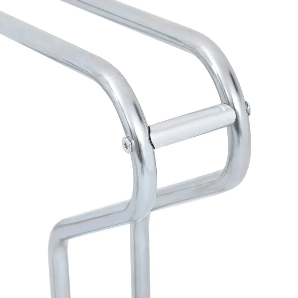 Supporto per 2 Bici da Pavimento Autoportante Acciaio Zincato CFW4348819