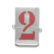 STAMPINI TRAFORATI 10 NUMERI DA  40 MM