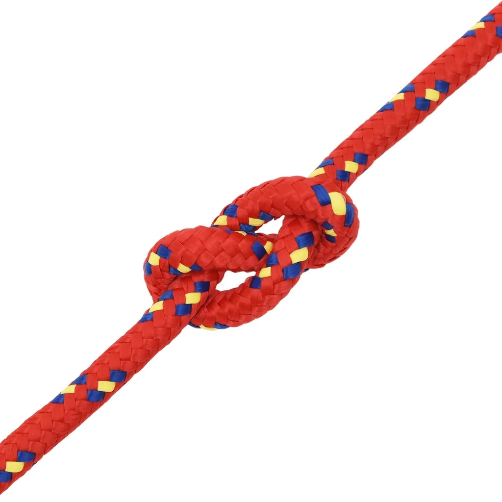 Corda per barca Rossa 12 mm 100 m in Polipropilene 152407