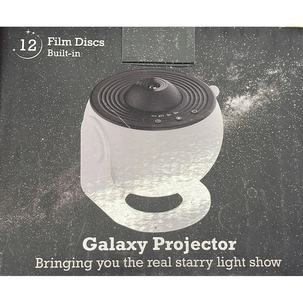 Trade Shop - Proiettore Cielo Stellato 12 Dischi Planetari Luce Notturna Led Galassia Camera Soffitto -