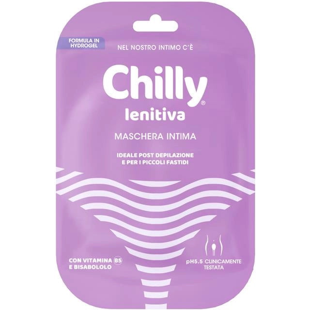 CHILLY MASCHERA INTIMA LENITIVA IDEALE POST DEPILAZIONE E PER PICCOLI FASTIDI CON VITAMINA B5 E BISABOLOLO PH5.5 CLINICAMENTE TESTATO X1
