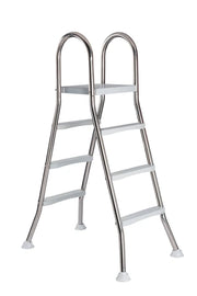 Scala in acciaio inox Azuro De Luxe "A" - per piscina fino a 1,20 m di altezza