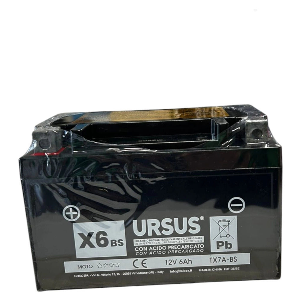 BATTERIA PER MOTO URSUS X6BS 6Ah