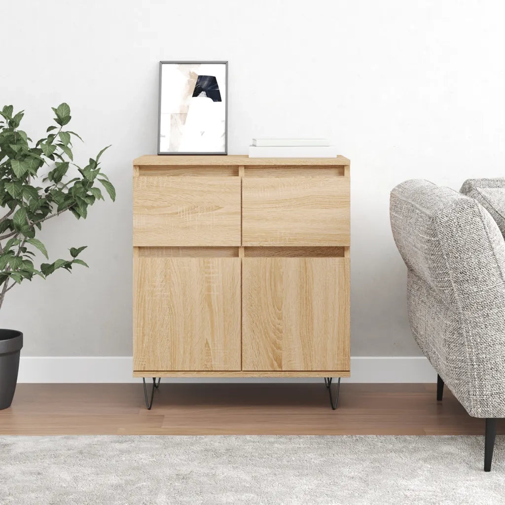 Credenza-Buffet-Armadio da cucina Rovere Sonoma 60x35x70 cm in Legno Multistrato 701015