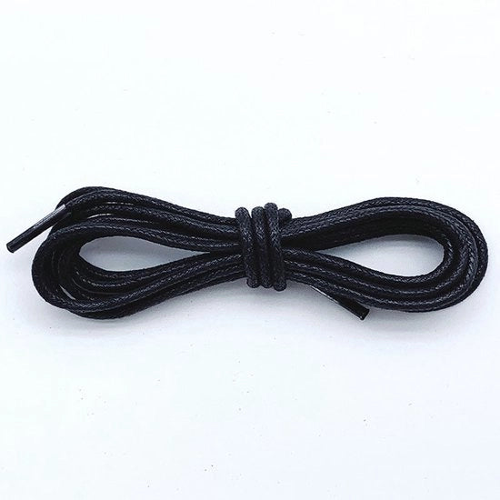 2 paia di cordoni in cotone di 90 cm di lunghezza - Cordoni rotondi di 2,5 mm di diametro - Cordoni robusti rotondi - Cordoni duraturi - Cordoni per stivali - Cordoni in pelle impermeabili - Per scarpe e stivali eleganti