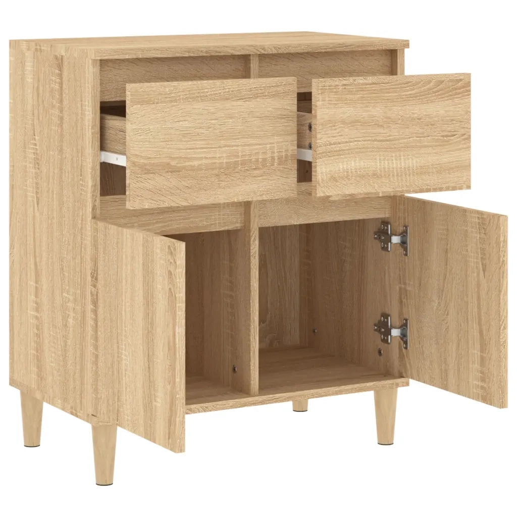 Credenza-Buffet-Armadio da cucina Rovere Sonoma 60x35x70 cm in Legno Multistrato 468055