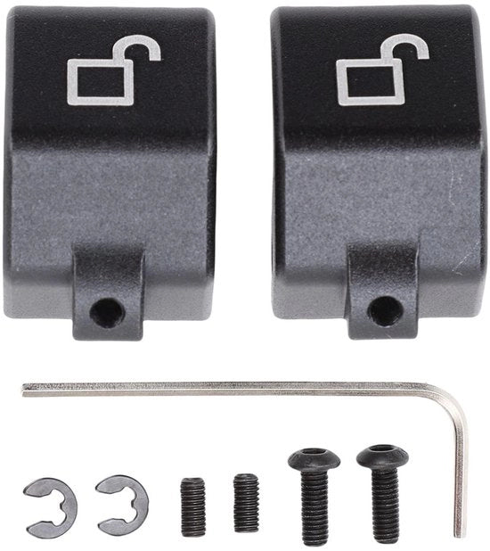 Kit di chiusura per tetto cabrio - Vervangingsset per Miata 1990-2005 - Viti di fissaggio regolabili - Maggiore resistenza di chiusura - Profilo senza giunti - Chiusura a scatto